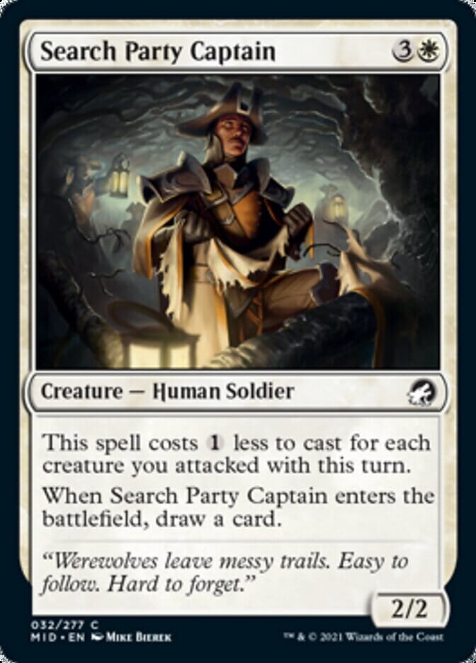 Search Party Captain [Innistrad: Midnight Hunt] MTG Single Magic: The Gathering  | Multizone: Comics And Games