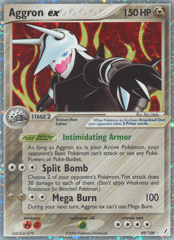Aggron ex (89/100) [EX: Crystal Guardians] Pokemon Single Pokémon  | Multizone: Comics And Games