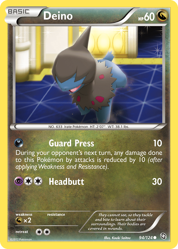 Deino (94/124) [Black & White: Dragons Exalted] Pokemon Single Pokémon  | Multizone: Comics And Games