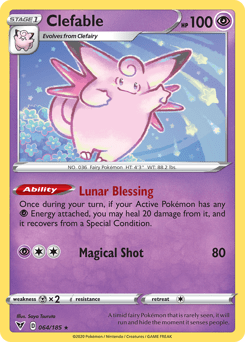 Clefable (064/185) [Sword & Shield: Vivid Voltage] Pokemon Single Pokémon  | Multizone: Comics And Games