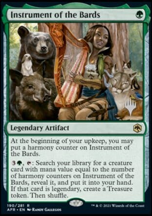 Instrument of the Bards (Promo Pack) [Dungeons & Dragons: Adventures in the Forgotten Realms Promos] MTG Single Magic: The Gathering  | Multizone: Comics And Games