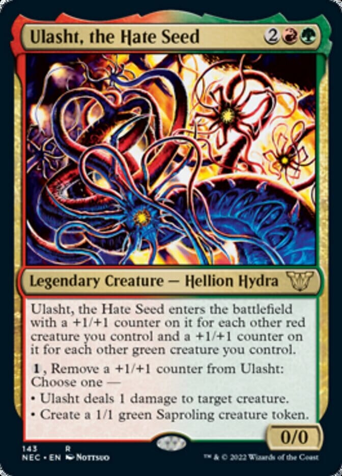 Ulasht, the Hate Seed [Kamigawa: Neon Dynasty Commander] MTG Single Magic: The Gathering  | Multizone: Comics And Games