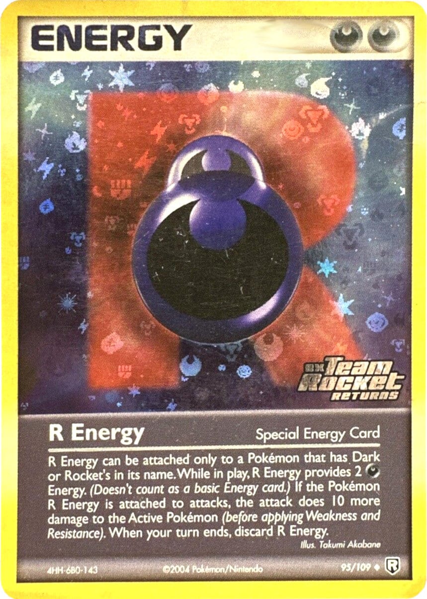 R Energy (95/109) (Stamped) [EX: Team Rocket Returns] Pokemon Single Pokémon  | Multizone: Comics And Games
