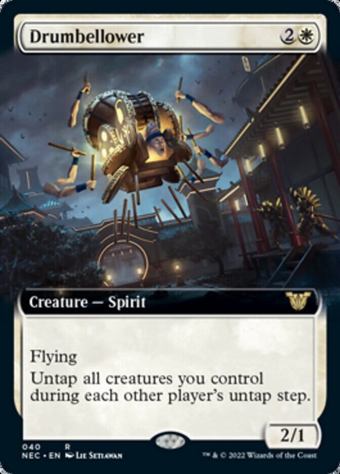 Drumbellower (Extended) [Kamigawa: Neon Dynasty Commander] MTG Single Magic: The Gathering  | Multizone: Comics And Games