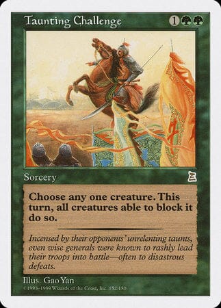 Taunting Challenge [Portal Three Kingdoms] MTG Single Magic: The Gathering  | Multizone: Comics And Games