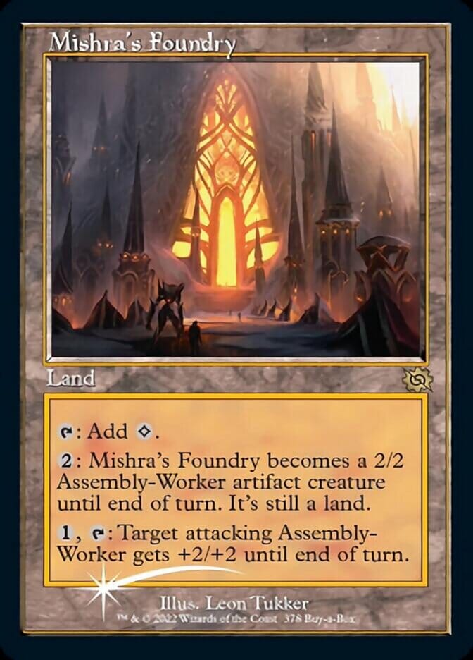 Mishra's Foundry (Retro) (Buy-a-Box) [The Brothers' War] MTG Single Magic: The Gathering  | Multizone: Comics And Games