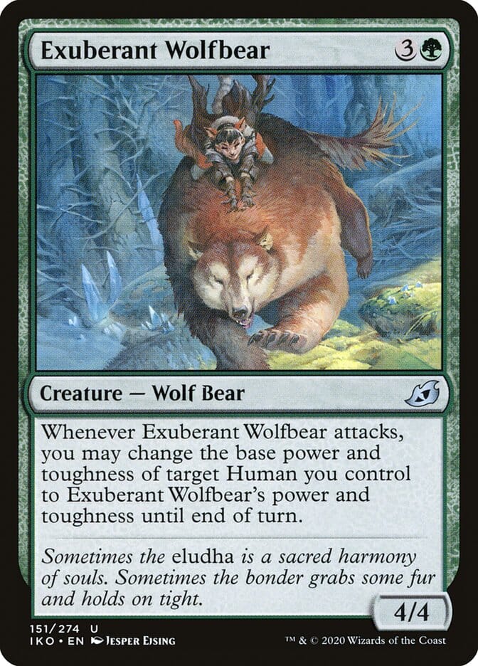 Exuberant Wolfbear [Ikoria: Lair of Behemoths] MTG Single Magic: The Gathering  | Multizone: Comics And Games