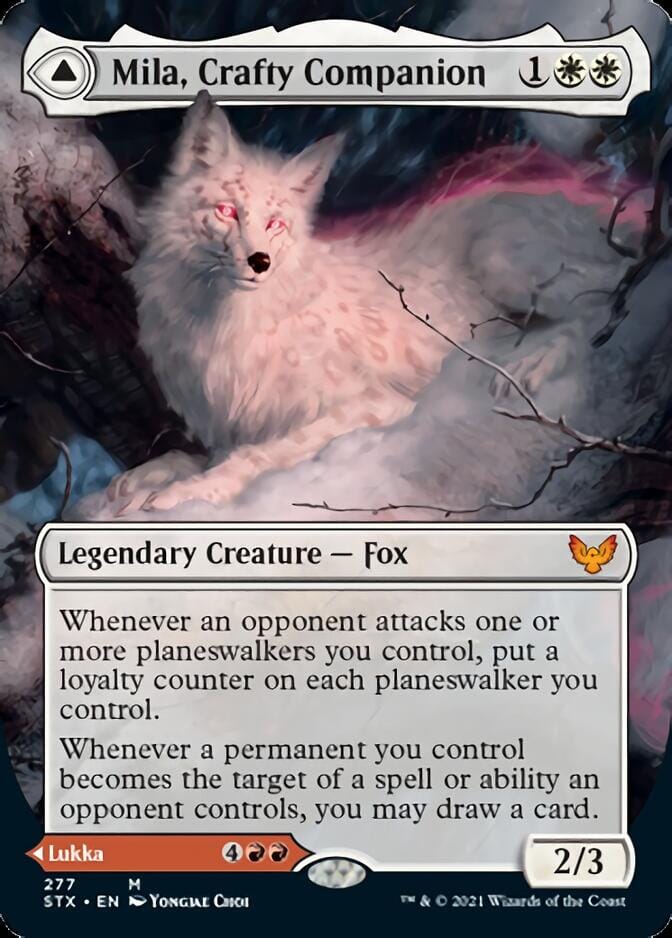 Mila, Crafty Companion // Lukka, Wayward Bonder (Extended) [Strixhaven: School of Mages] MTG Single Magic: The Gathering  | Multizone: Comics And Games
