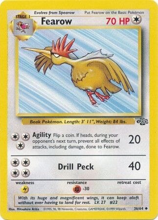 Fearow (36/64) [Jungle Unlimited] Pokemon Single Pokémon  | Multizone: Comics And Games