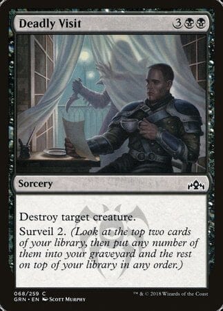 Deadly Visit [Guilds of Ravnica] MTG Single Magic: The Gathering  | Multizone: Comics And Games