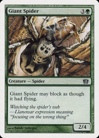 Giant Spider [Eighth Edition] MTG Single Magic: The Gathering  | Multizone: Comics And Games