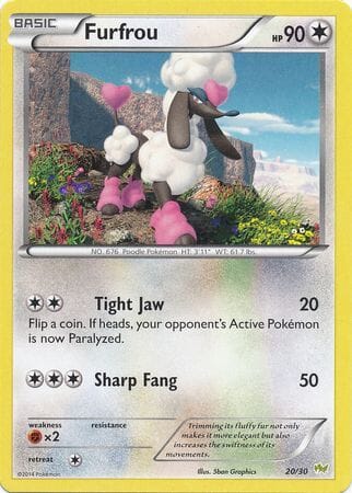 Furfrou (20/30) [XY: Trainer Kit - Noivern] Pokemon Single Pokémon  | Multizone: Comics And Games