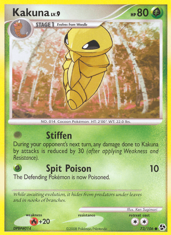 Kakuna (73/106) [Diamond & Pearl: Great Encounters] Pokemon Single Pokémon  | Multizone: Comics And Games