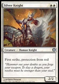 Silver Knight [Duel Decks: Knights vs. Dragons] MTG Single Magic: The Gathering  | Multizone: Comics And Games