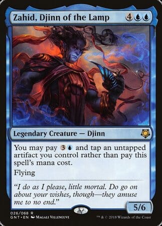 Zahid, Djinn of the Lamp [Game Night] MTG Single Magic: The Gathering  | Multizone: Comics And Games