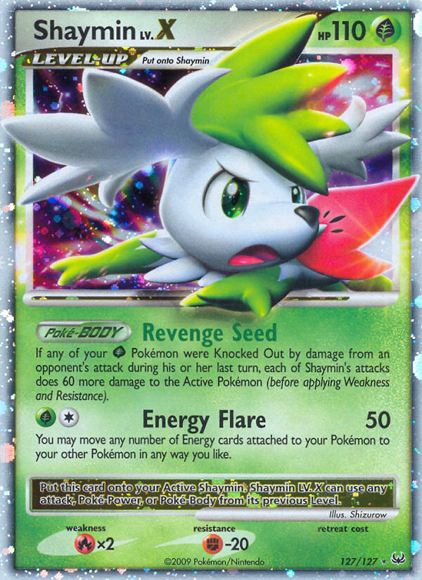 Shaymin LV.X (127/127) [Platinum: Base Set] Pokemon Single Pokémon  | Multizone: Comics And Games