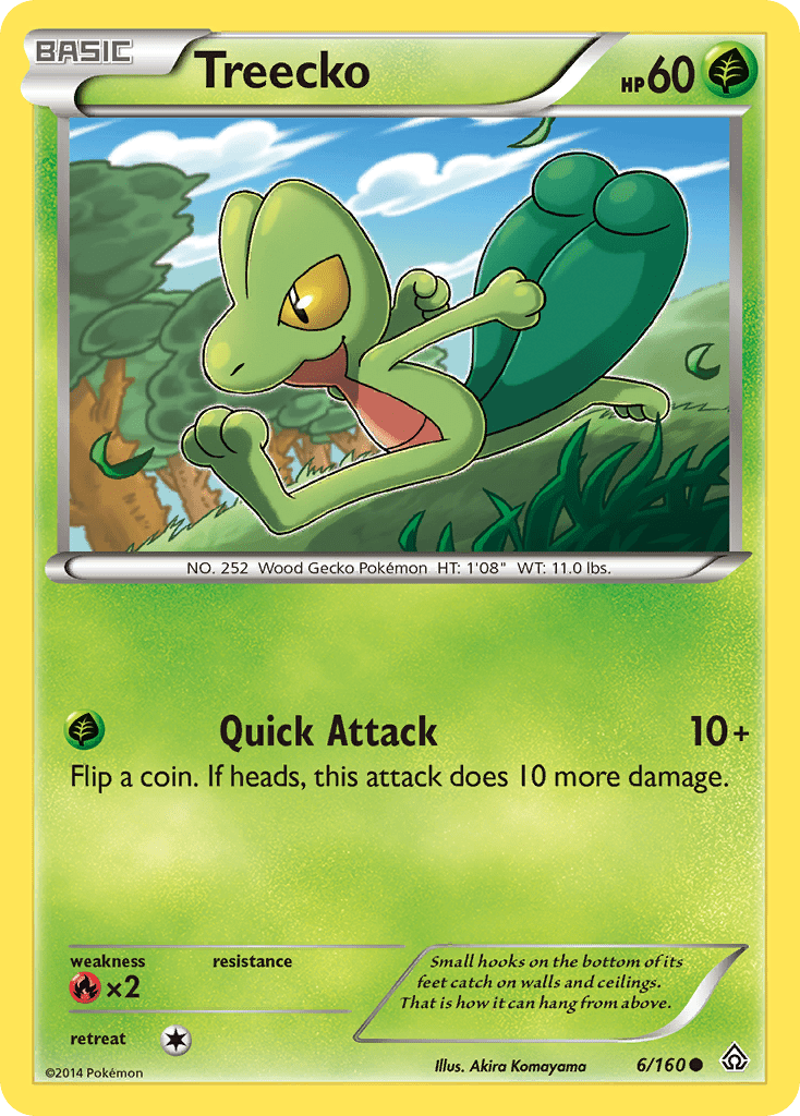 Treecko (6/160) [XY: Primal Clash] Pokemon Single Pokémon  | Multizone: Comics And Games