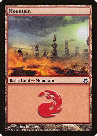 Mountain (244) [Scars of Mirrodin] MTG Single Magic: The Gathering  | Multizone: Comics And Games