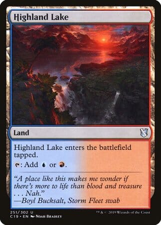 Highland Lake [Commander 2019] MTG Single Magic: The Gathering  | Multizone: Comics And Games