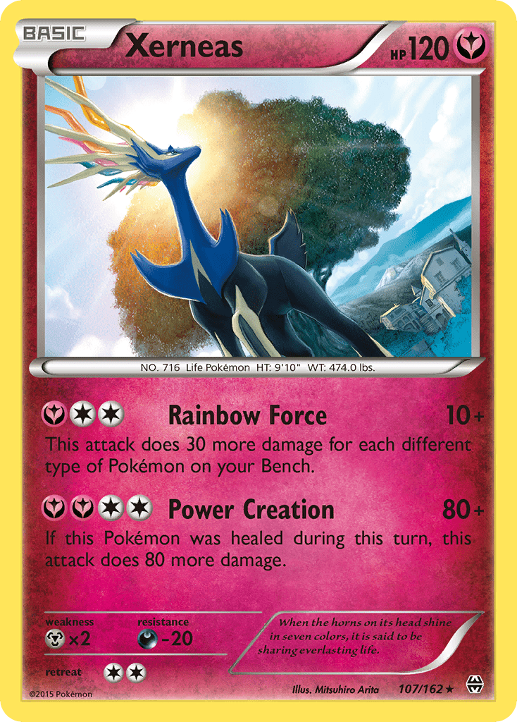 Xerneas (107/162) [XY: BREAKthrough] Pokemon Single Pokémon  | Multizone: Comics And Games