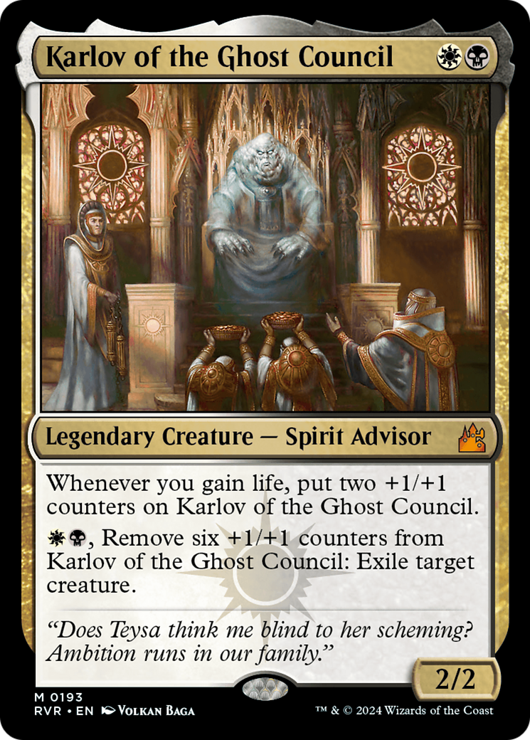 Karlov of the Ghost Council [Ravnica Remastered] | Multizone: Comics And Games