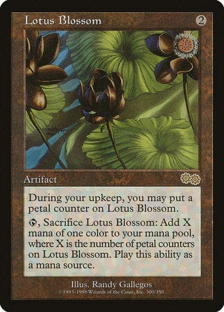Lotus Blossom [Urza's Saga] MTG Single Magic: The Gathering  | Multizone: Comics And Games