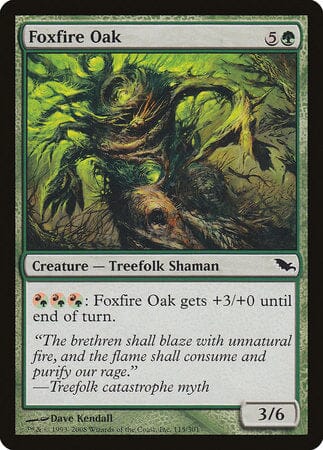 Foxfire Oak [Shadowmoor] MTG Single Magic: The Gathering  | Multizone: Comics And Games