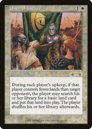 Oath of Lieges [Exodus] MTG Single Magic: The Gathering  | Multizone: Comics And Games
