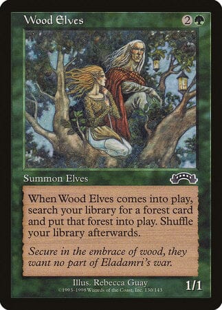 Wood Elves [Exodus] MTG Single Magic: The Gathering  | Multizone: Comics And Games
