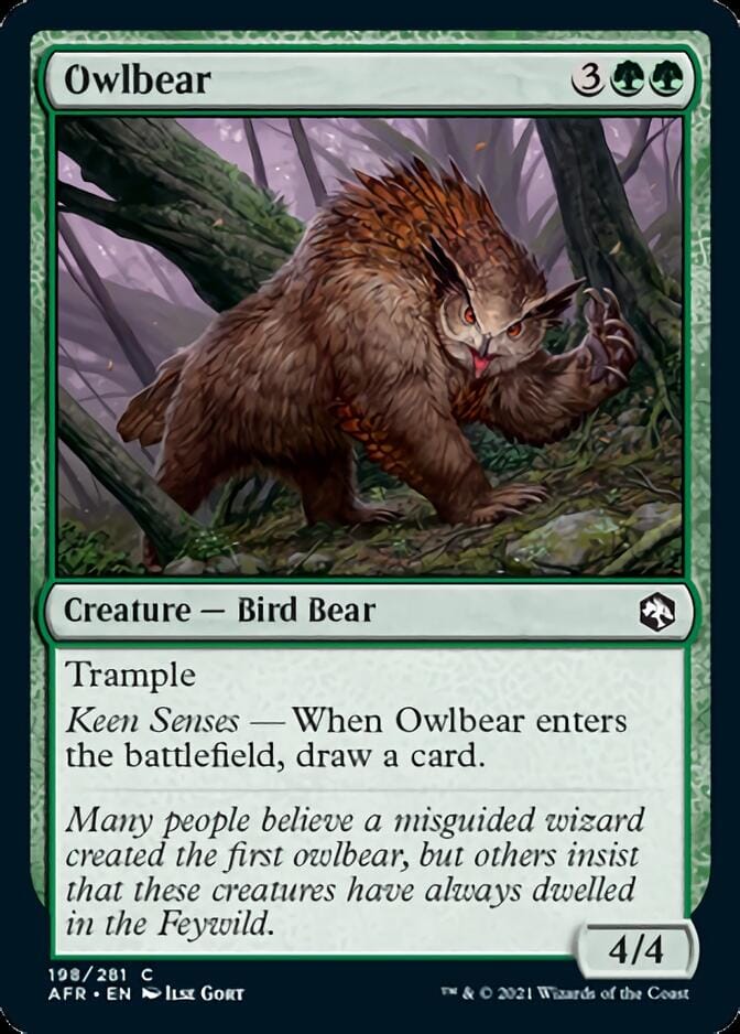 Owlbear [Dungeons & Dragons: Adventures in the Forgotten Realms] MTG Single Magic: The Gathering  | Multizone: Comics And Games
