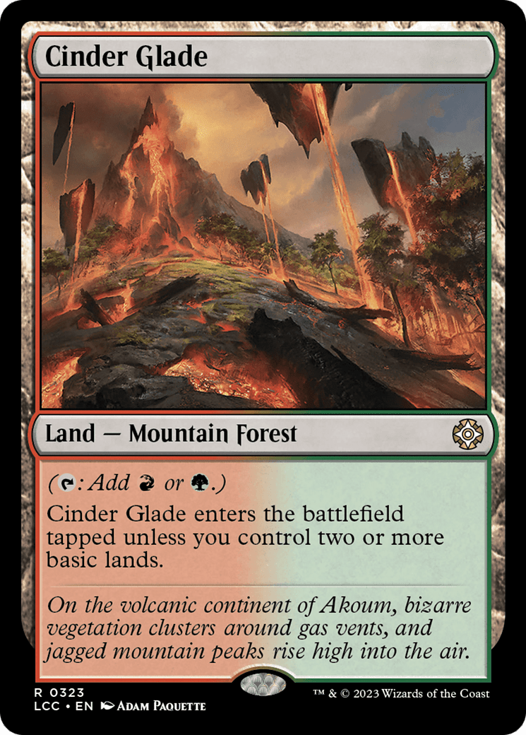 Cinder Glade [The Lost Caverns of Ixalan Commander] MTG Single Magic: The Gathering  | Multizone: Comics And Games