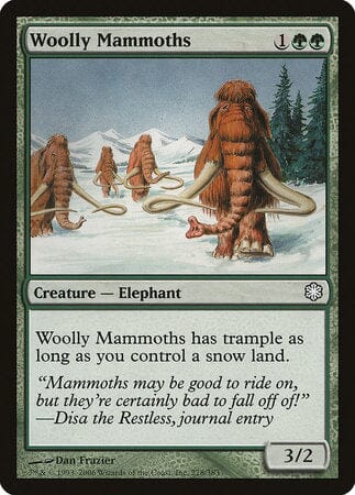 Woolly Mammoths [Coldsnap Theme Decks] MTG Single Magic: The Gathering  | Multizone: Comics And Games