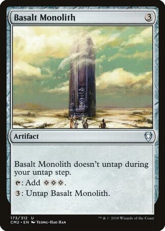 Basalt Monolith [Commander Anthology Volume II] MTG Single Magic: The Gathering  | Multizone: Comics And Games