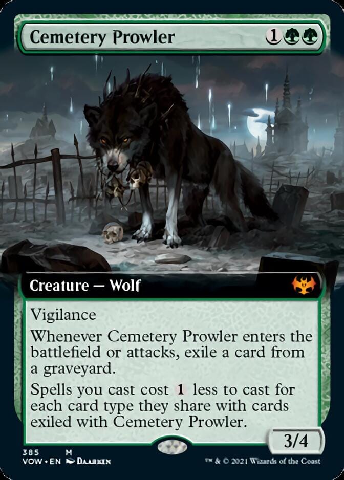 Cemetery Prowler (Extended) [Innistrad: Crimson Vow] MTG Single Magic: The Gathering  | Multizone: Comics And Games