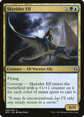 Skyrider Elf [Battle for Zendikar] MTG Single Magic: The Gathering  | Multizone: Comics And Games
