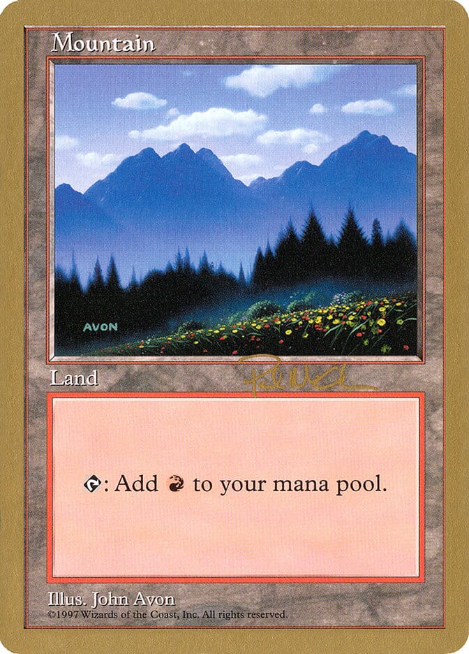 Mountain (pm445) (Paul McCabe) [World Championship Decks 1997] MTG Single Magic: The Gathering  | Multizone: Comics And Games