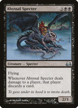 Abyssal Specter [Duel Decks: Divine vs. Demonic] MTG Single Magic: The Gathering  | Multizone: Comics And Games