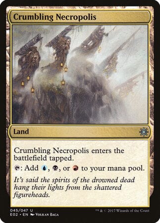 Crumbling Necropolis [Explorers of Ixalan] MTG Single Magic: The Gathering  | Multizone: Comics And Games