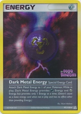 Dark Metal Energy (97/110) (Stamped) [EX: Holon Phantoms] Pokemon Single Pokémon  | Multizone: Comics And Games
