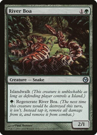 River Boa [Duels of the Planeswalkers] MTG Single Magic: The Gathering  | Multizone: Comics And Games