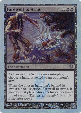 Farewell to Arms (Alternate Foil) [Unhinged] MTG Single Magic: The Gathering  | Multizone: Comics And Games