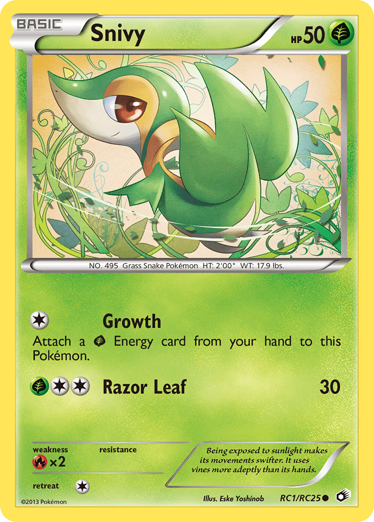 Snivy (RC1/RC25) [Black & White: Legendary Treasures] Pokemon Single Pokémon  | Multizone: Comics And Games