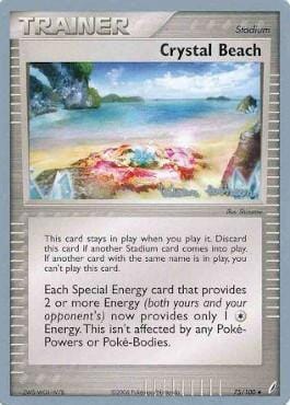 Crystal Beach (75/100) (Intimidation - Tristan Robinson) [World Championships 2008] Pokemon Single Pokémon  | Multizone: Comics And Games