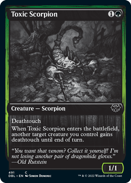 Toxic Scorpion [Innistrad: Double Feature] MTG Single Magic: The Gathering  | Multizone: Comics And Games