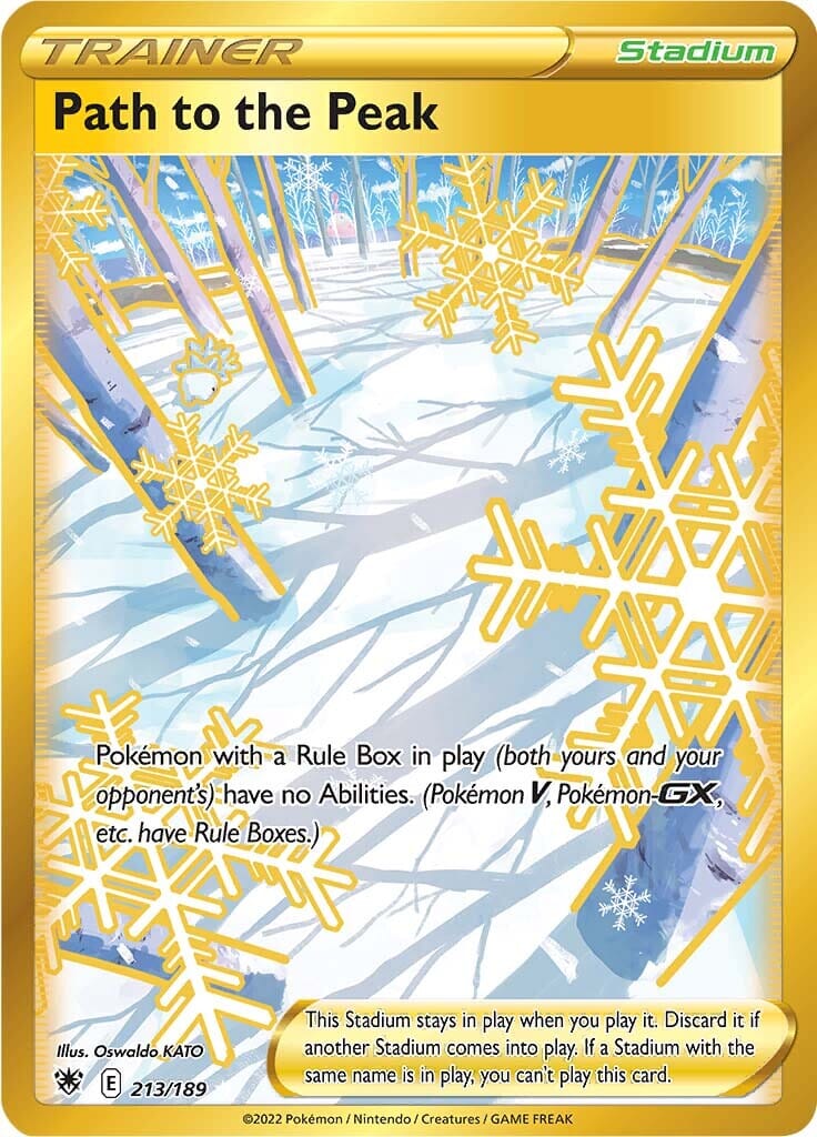 Path to the Peak (213/189) [Sword & Shield: Astral Radiance] Pokemon Single Pokémon  | Multizone: Comics And Games