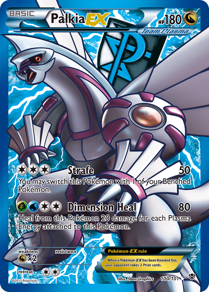 Palkia EX (100/101) [Black & White: Plasma Blast] Pokemon Single Pokémon  | Multizone: Comics And Games