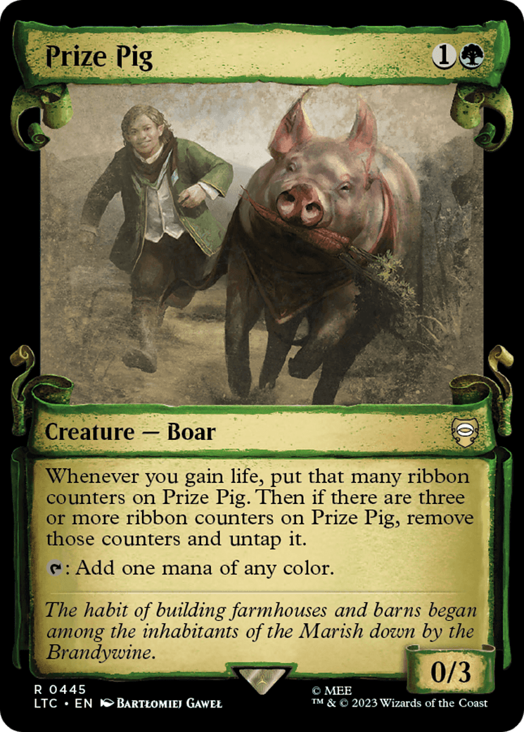 Prize Pig [The Lord of the Rings: Tales of Middle-Earth Commander Showcase Scrolls] MTG Single Magic: The Gathering  | Multizone: Comics And Games