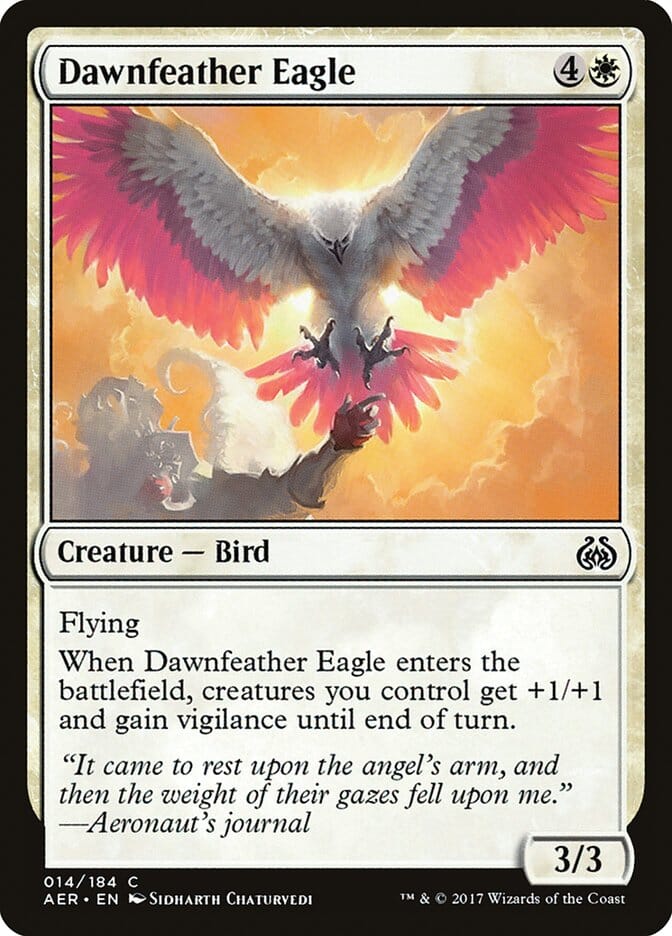 Dawnfeather Eagle [Aether Revolt] MTG Single Magic: The Gathering  | Multizone: Comics And Games
