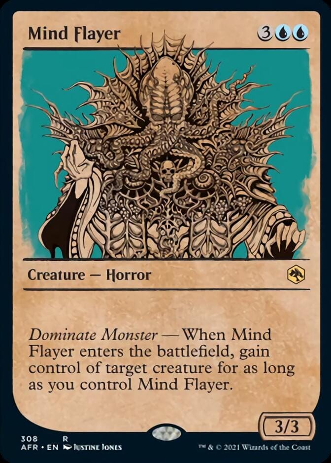 Mind Flayer (Showcase) [Dungeons & Dragons: Adventures in the Forgotten Realms] MTG Single Magic: The Gathering  | Multizone: Comics And Games