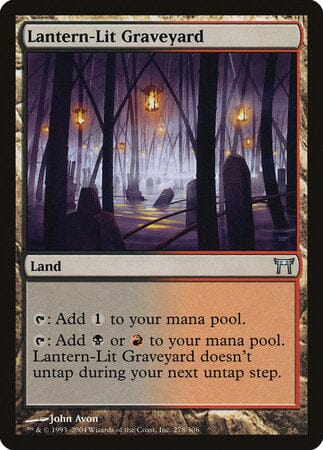 Lantern-Lit Graveyard [Champions of Kamigawa] MTG Single Magic: The Gathering  | Multizone: Comics And Games
